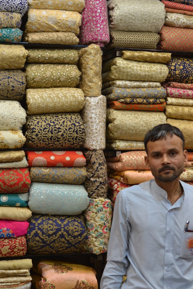 New Delhi fabric shopping