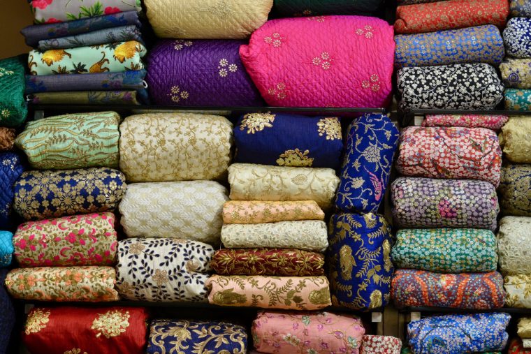 New Delhi fabric shopping