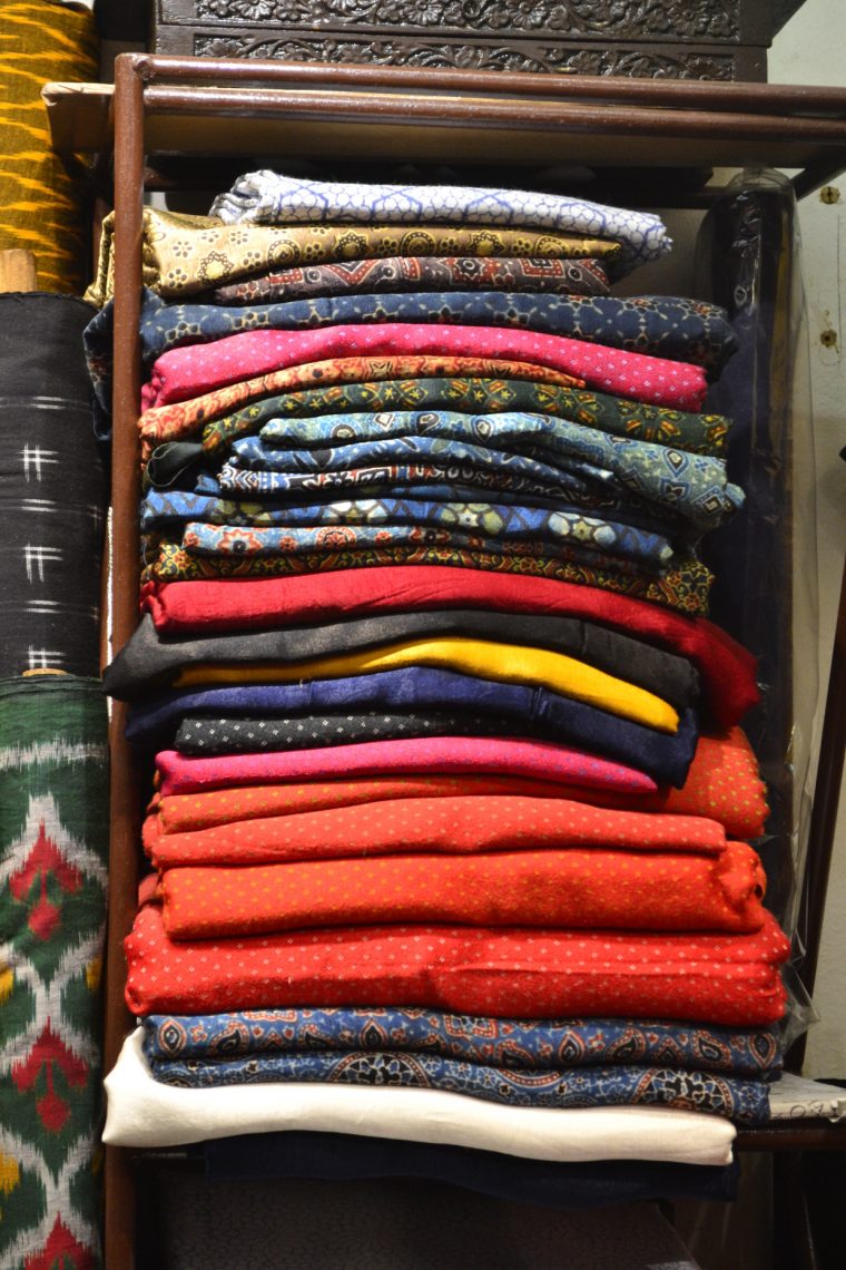 New Delhi fabric shopping