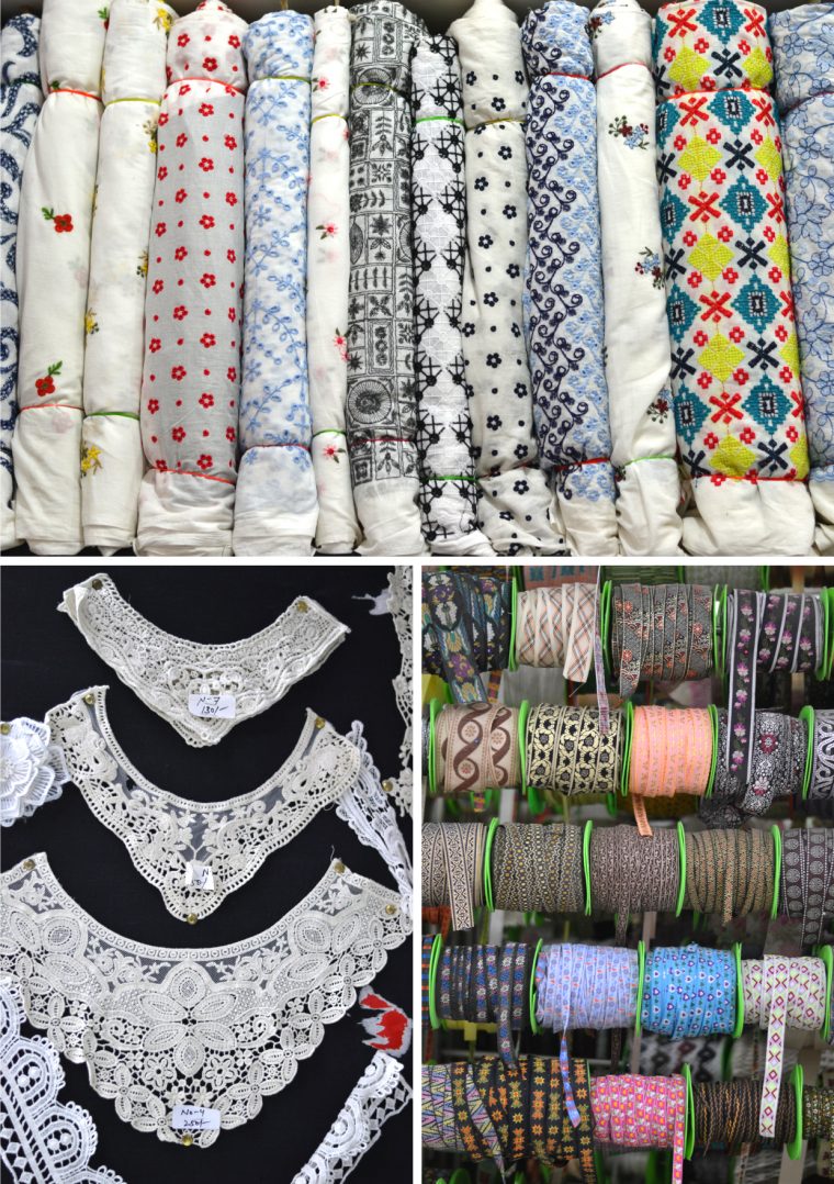 New Delhi fabric shopping