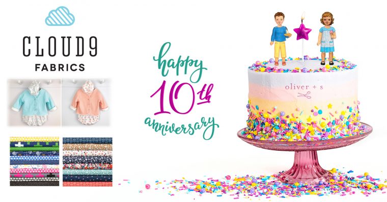 10th Anniversary Giveaway with Cloud9 Fabrics
