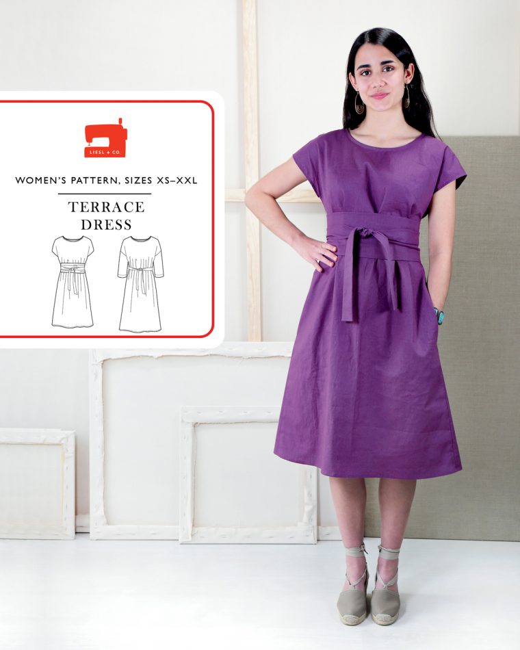 Introducing the Liesl + Co Terrace Dress sewing pattern.