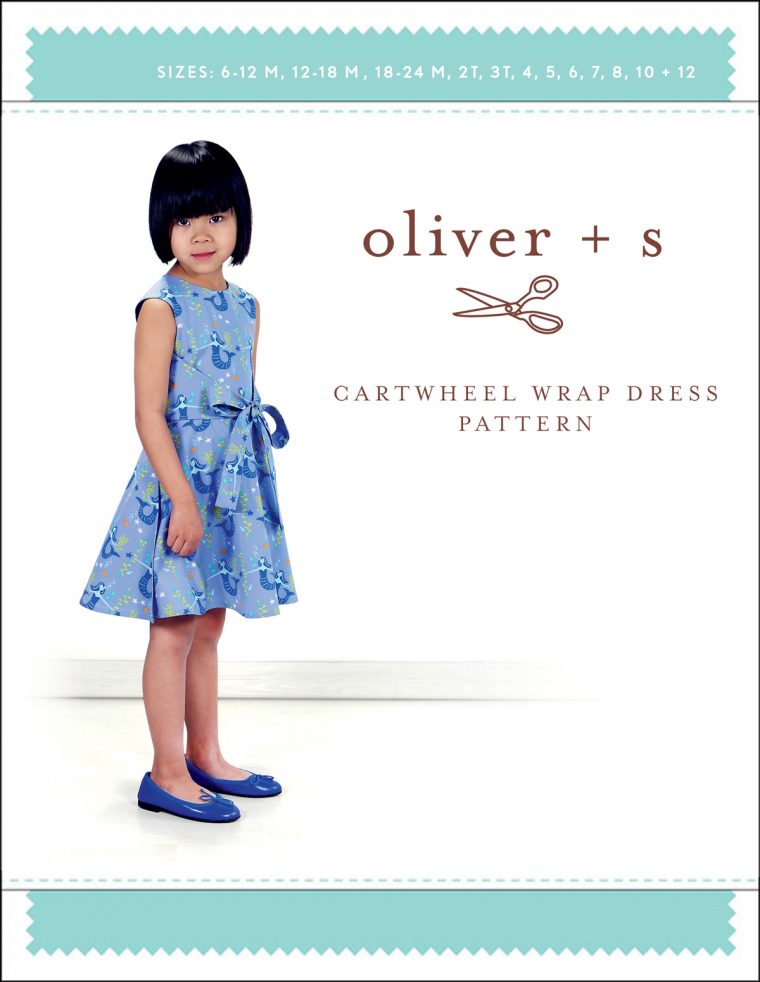 Introducing the Oliver + S Cartwheel Wrap Dress sewing pattern