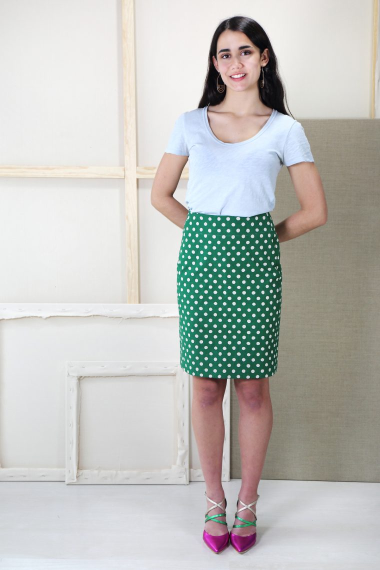 Introducing the Liesl + Co Extra-Sharp Pencil Skirt sewing pattern.