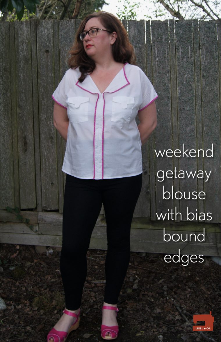 Liesl + Co. Weekend Getaway Blouse