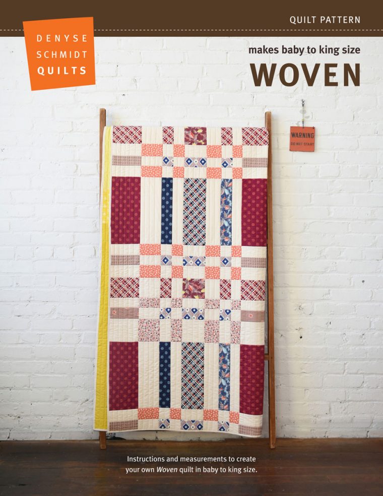 Woven quilt pattern by Denyse Schmidt Quilts