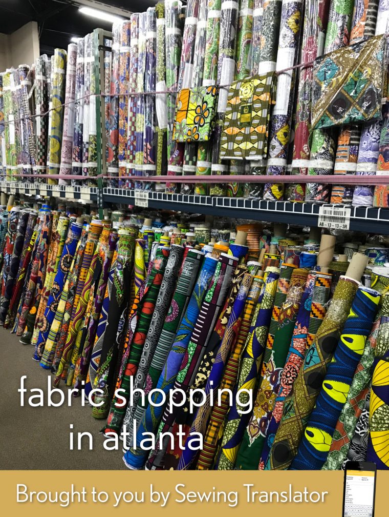 Fabric Shopping in Atlanta, Blog