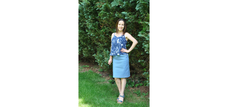 Liesl + Co. Extra-sharp Pencil Skirt