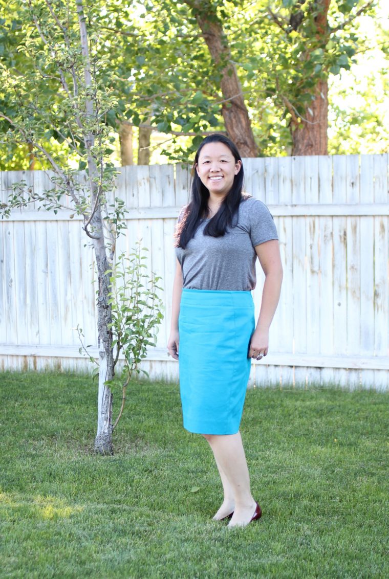 Liesl + Co. Extra-sharp Pencil Skirt