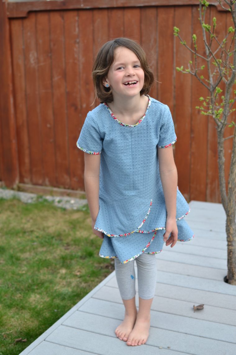 Oliver + S Pinwheel Tunic + Slip Dress