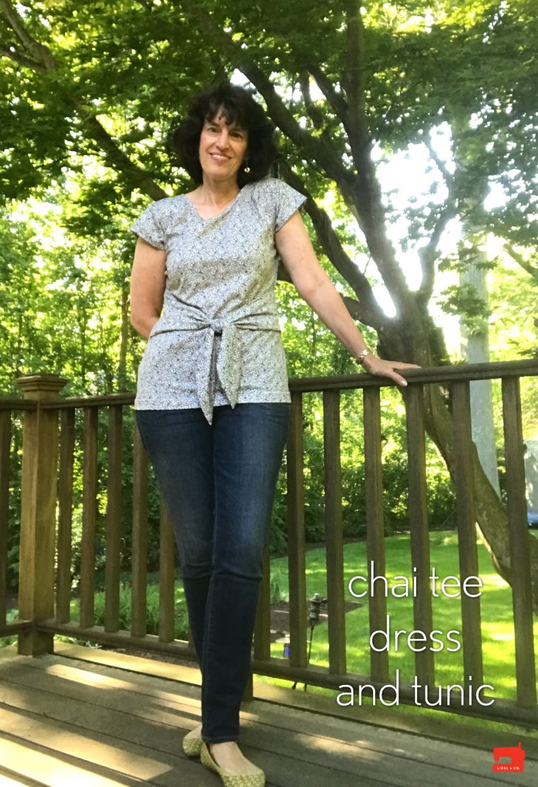 Liesl + Co. Chai Tee turned into a tunic