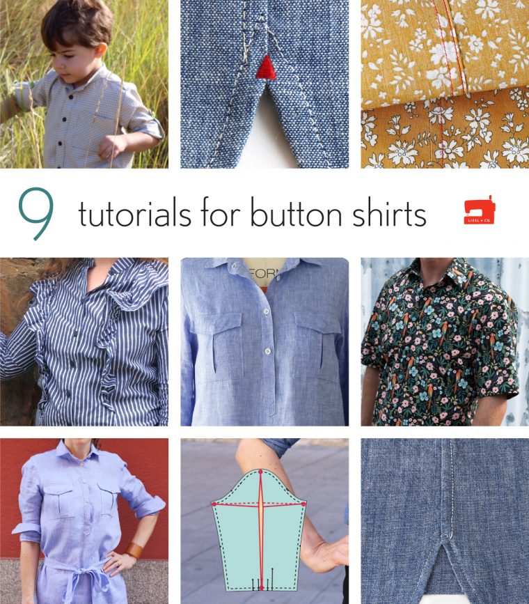 9 tutorials for button shirts