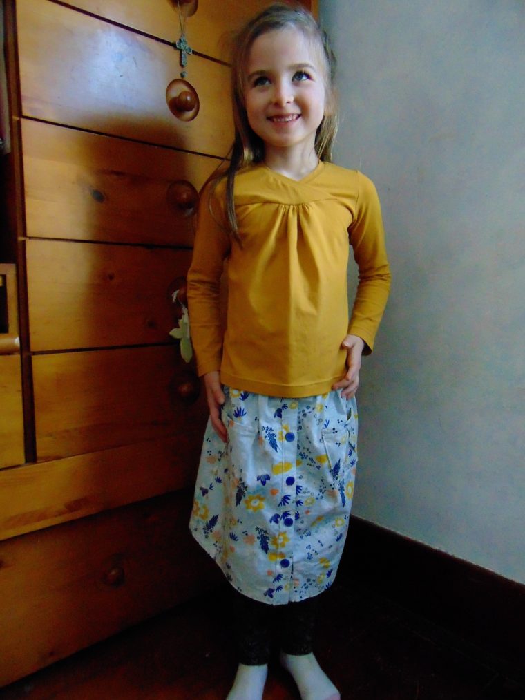 Oliver + S Hopscotch Skirt + Knit Top