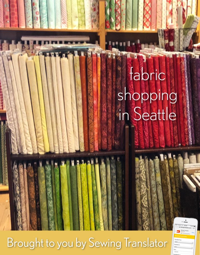 Seattle fabric shopping
