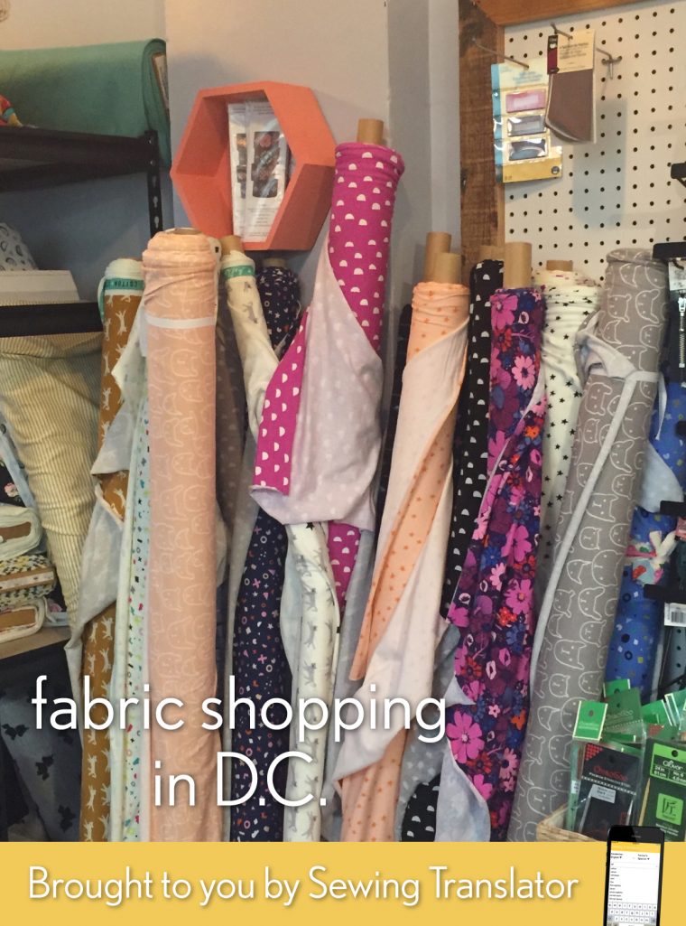 DC fabric shopping