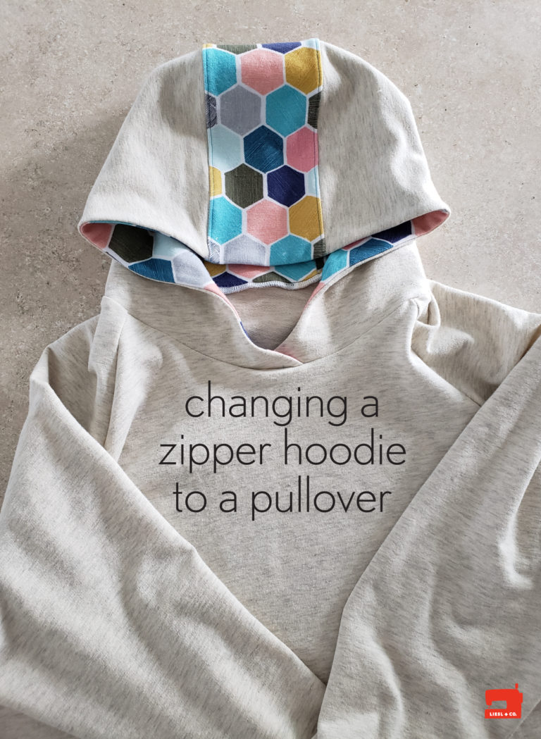 Changing a Zipper Hoodie to a Pullover Blog Oliver + S