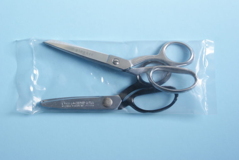 fabric and pinking shears