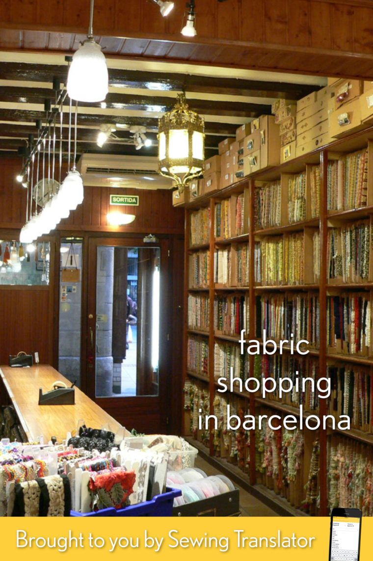 Barcelona fabric shopping