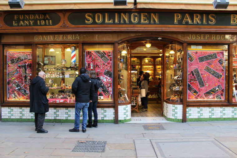 Barcelona fabric shopping