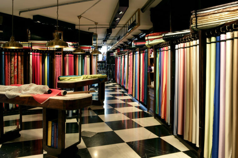 Barcelona fabric shopping