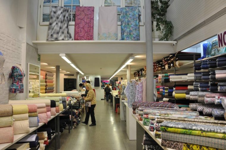 Barcelona fabric shopping