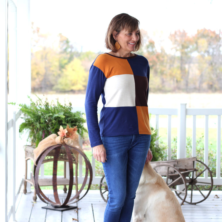 Liesl + Co. Maritime Knit Top