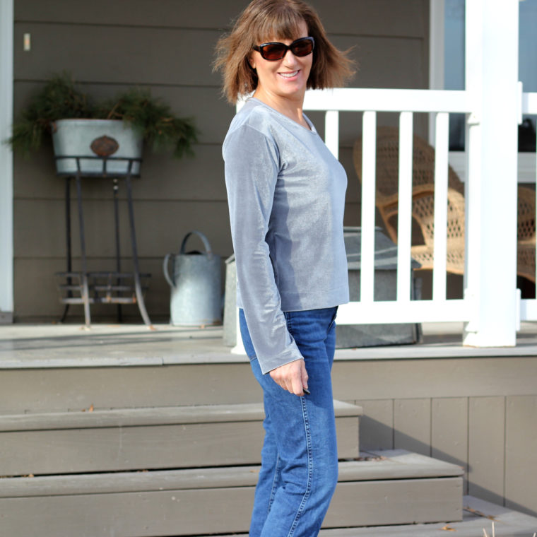 Liesl + Co. Maritime Knit Top