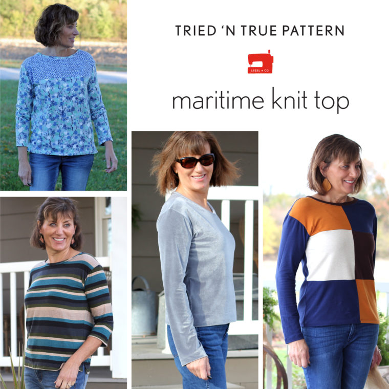 Liesl + Co. Maritime Knit Top