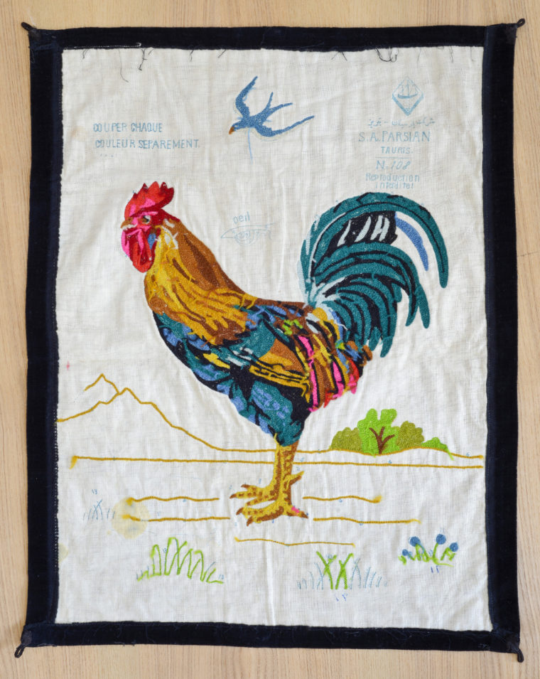 needlepoint rooster