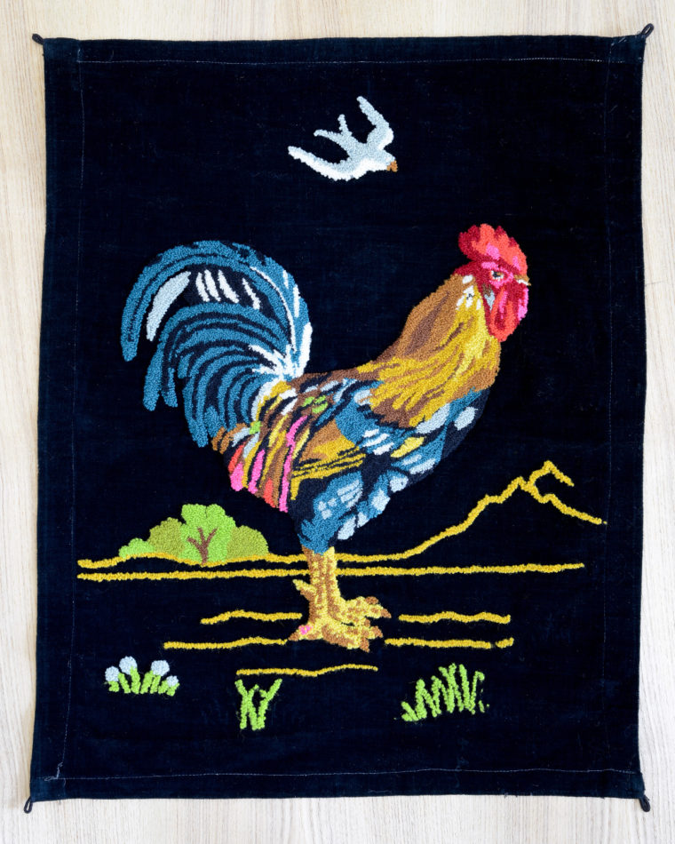 needlepoint rooster