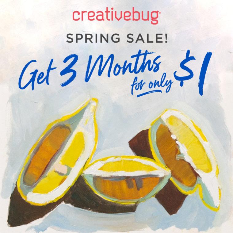 Creativebug Spring Sale