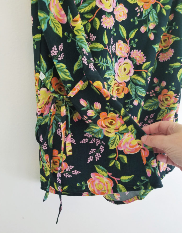 Liesl + Co. Breezy Blouse with waist ties