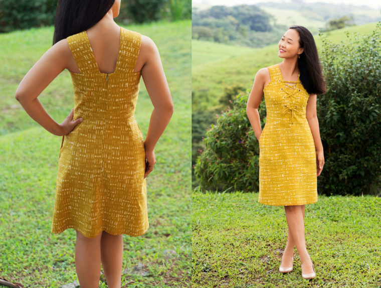 Oia Dress pattern from Itch to Stitch