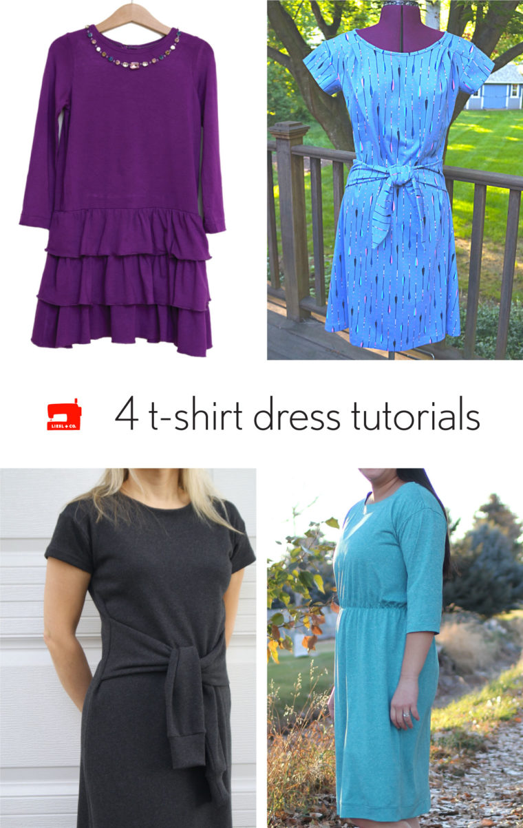 4 T-shirt Dress Tutorials