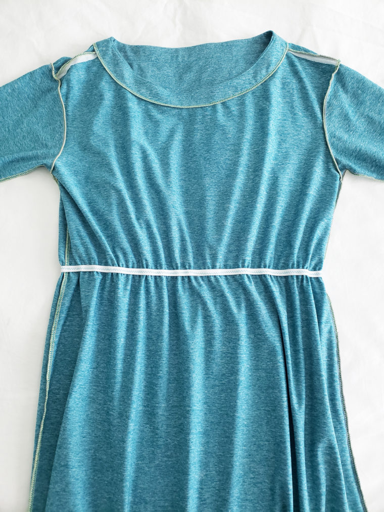 Adding Elastic to the Waist of a T-Shirt Dress | Blog | Oliver + S