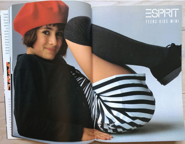 Esprit ads from the 1980's