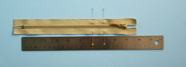 shortening metal zippers from the top