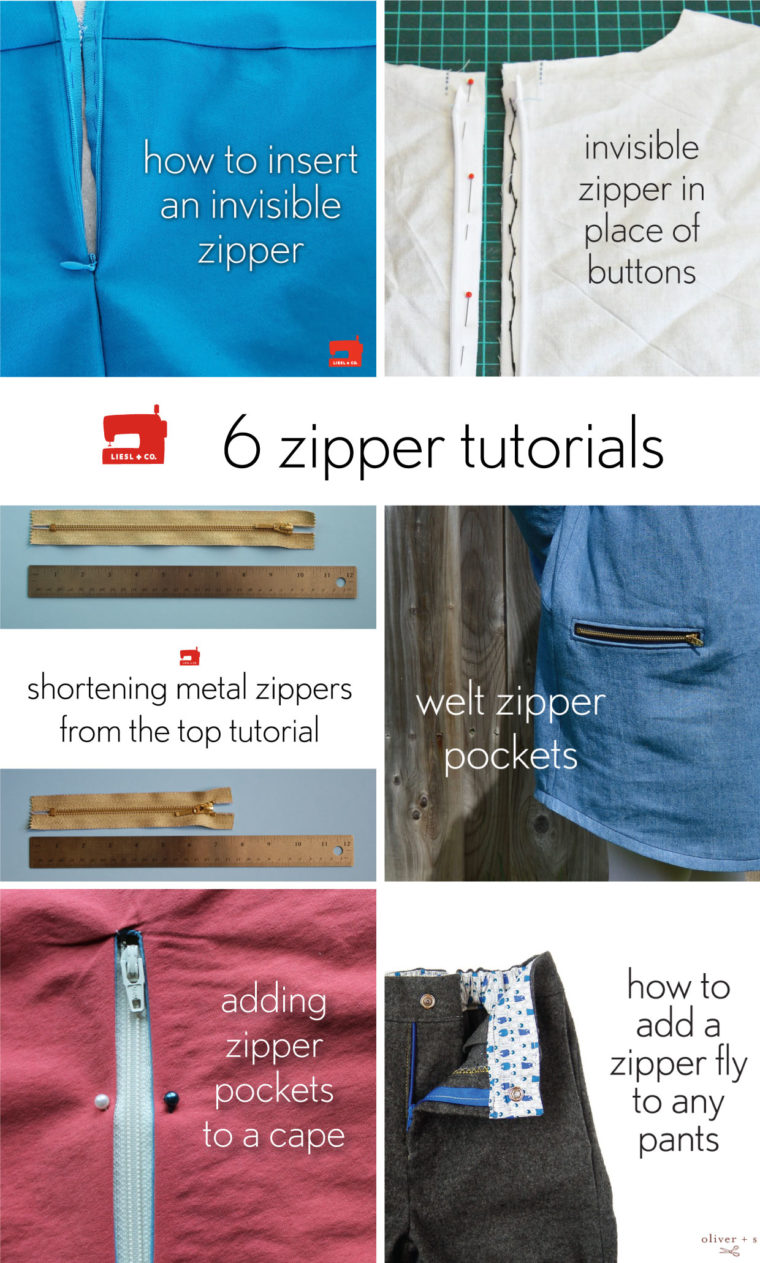 zipper tutorials
