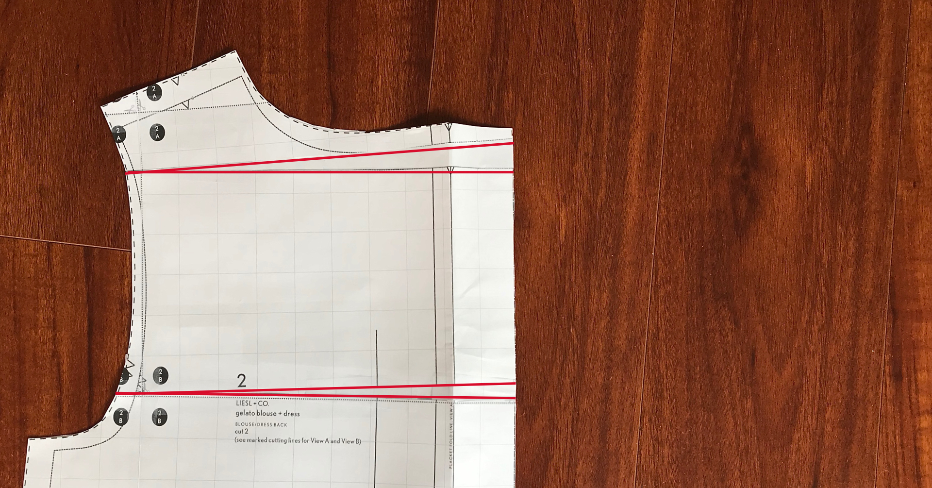 how to do a high round back adjustment Oliver + S