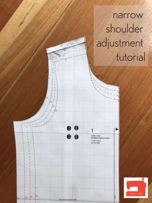Learn to do a narrow or broad shoulder adjustment with this photo tutorial.