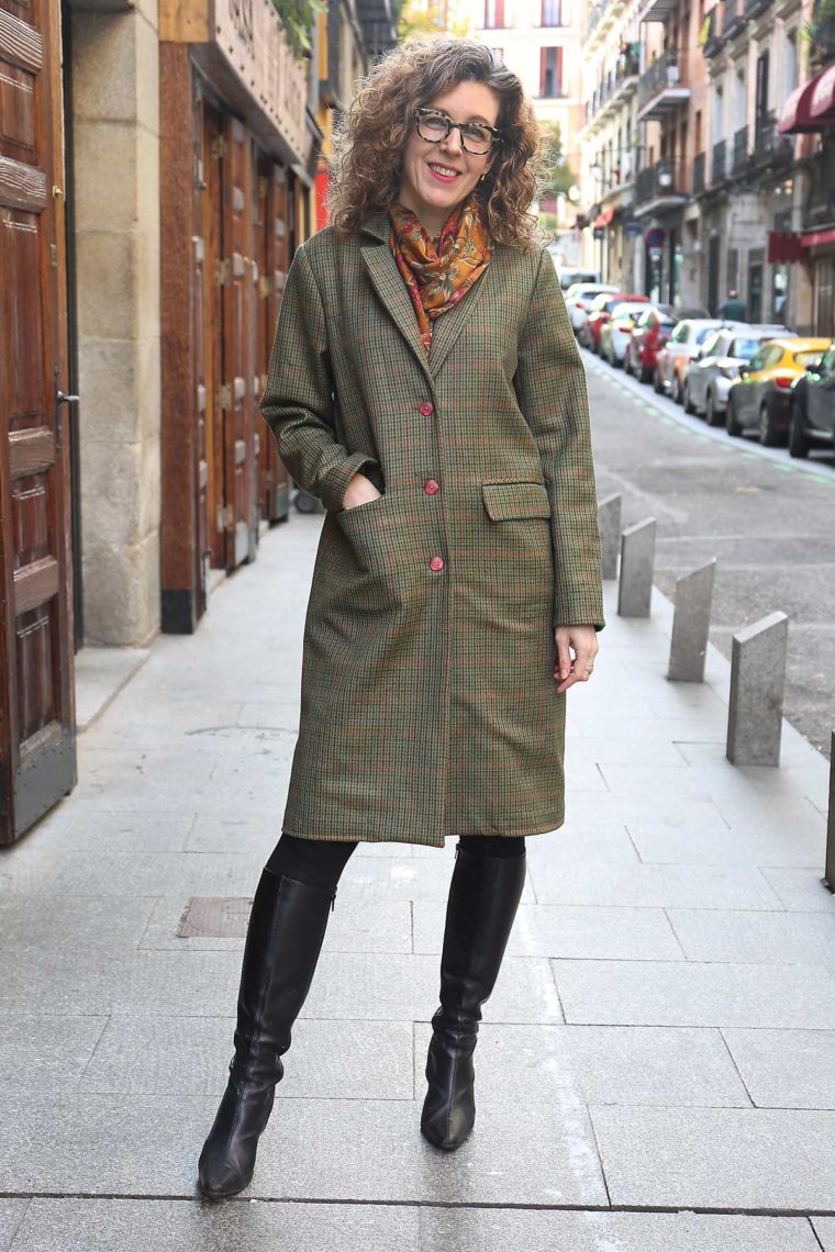 Liesl's wool tweed Chaval Coat