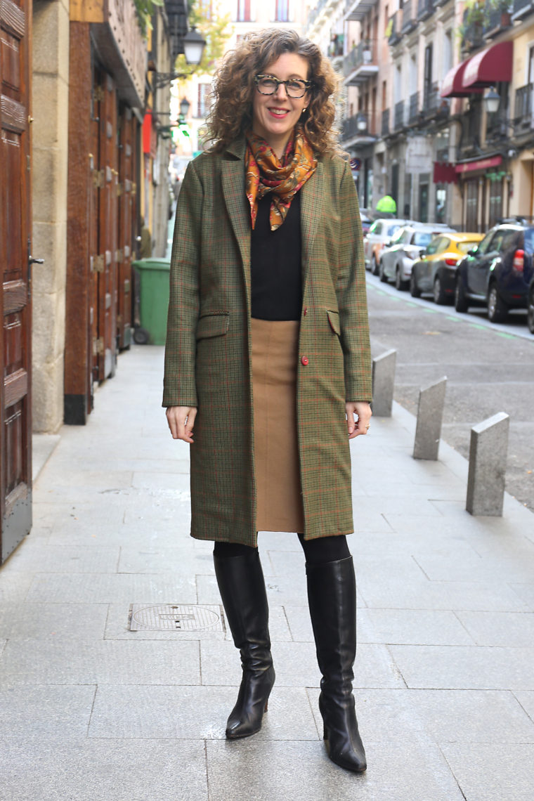 Liesl's wool tweed Chaval Coat