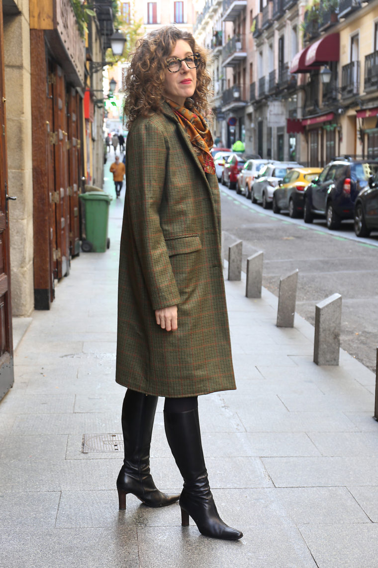 Liesl's wool tweed Chaval Coat