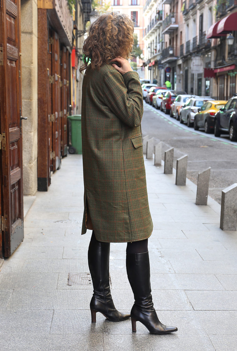 Liesl's wool tweed Chaval Coat