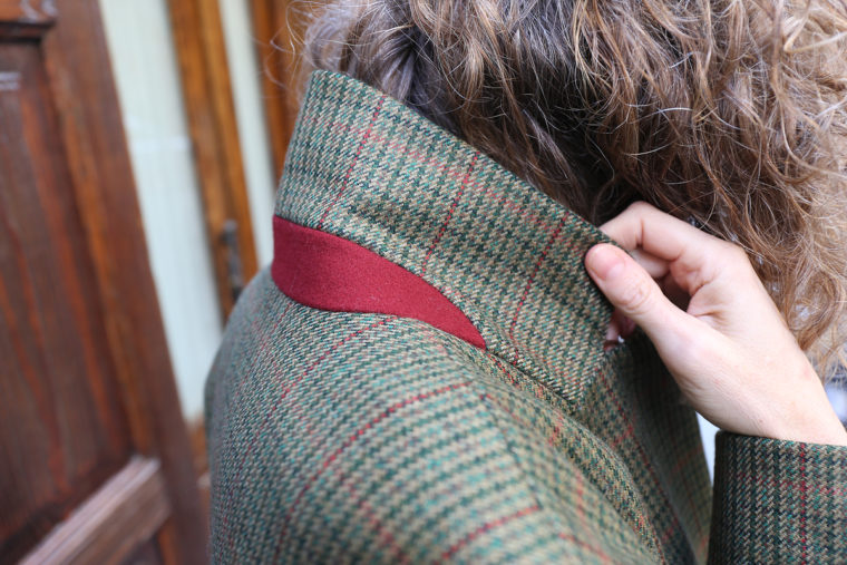 Liesl's wool tweed Chaval Coat