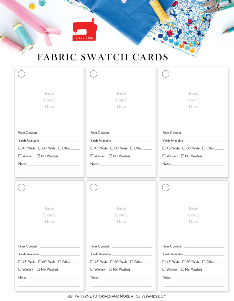 Liesl + Co. Swatch Cards