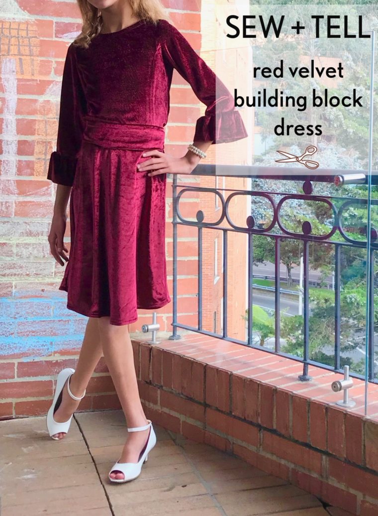 Design your own girls' dress with the Building Block Dress Book.