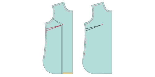 How to Add a Bust Dart to a Dartless Pattern | Blog | Oliver + S