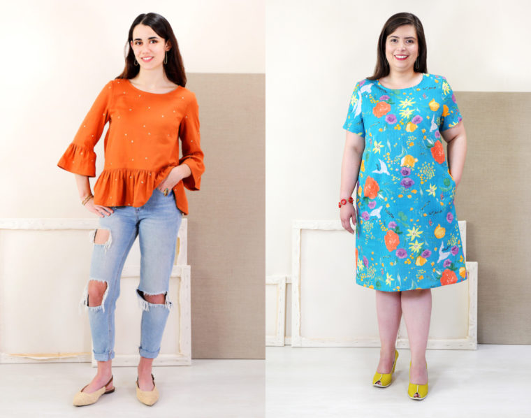 Sew up the Gelato Blouse + Dress pattern for Sew My Style 2020.