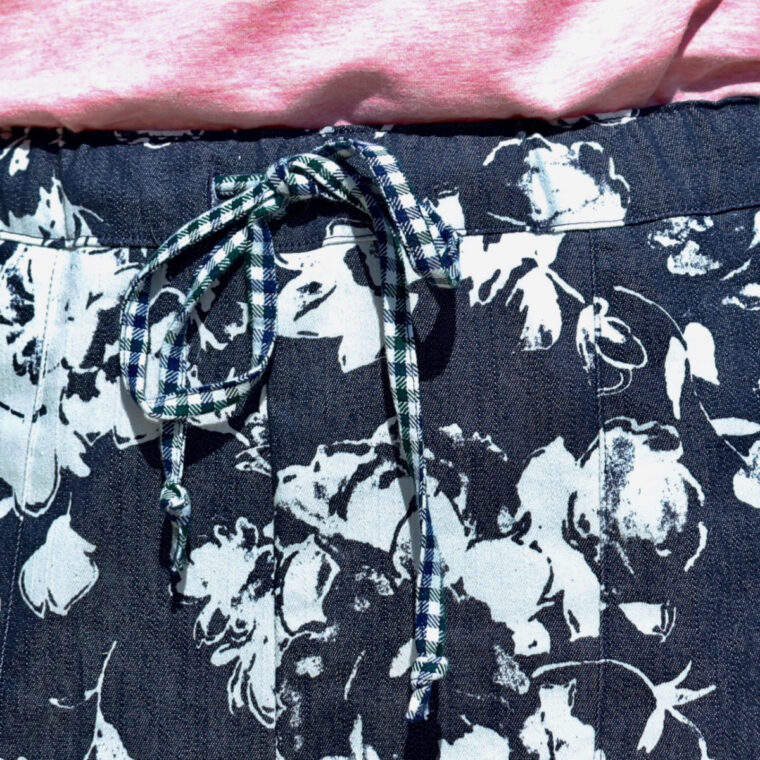 Learn to pattern-match a patch pocket in floral fabric with this tutorial.